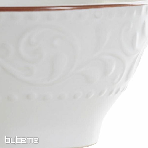 Bol BLANC RELIEF 14,7x7,7cm blanc