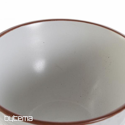 Bol BLANC RELIEF 14,7x7,7cm blanc