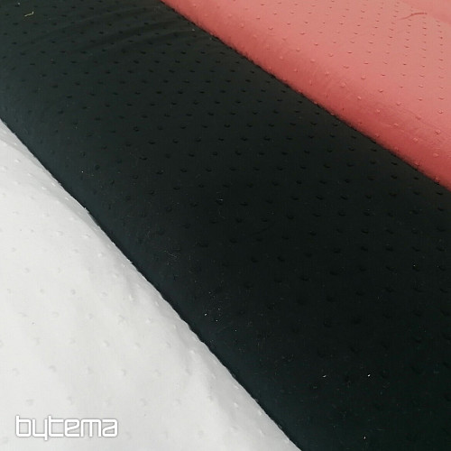 Tissu en coton noir avec des clous