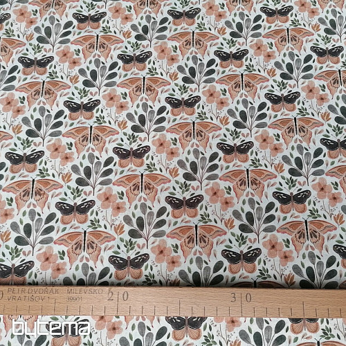 Tissu coton PAPILLONS