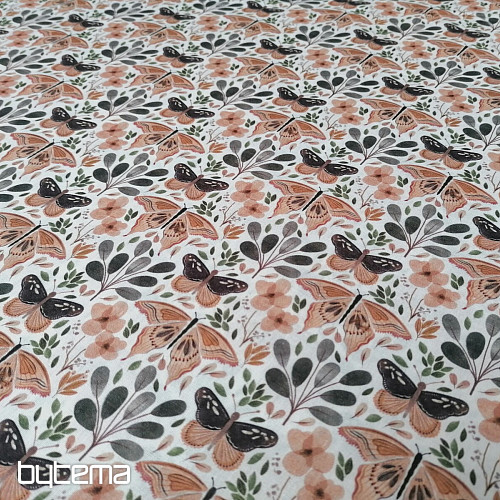 Tissu coton PAPILLONS