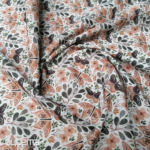Tissu coton PAPILLONS