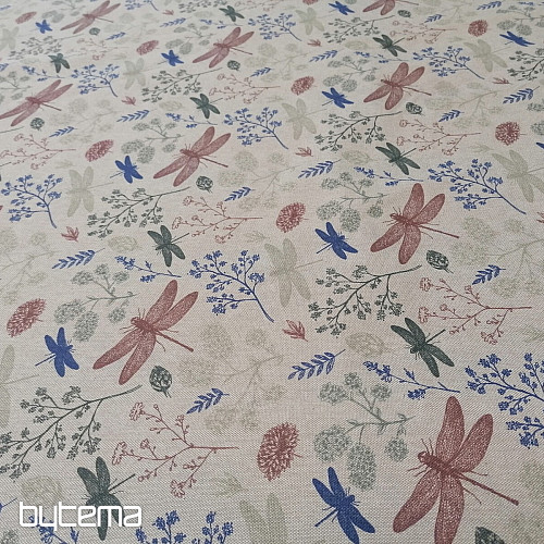 Tissu déco Libellules