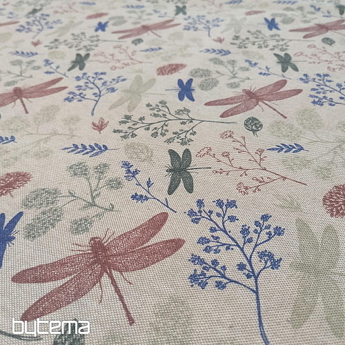 Tissu déco Libellules