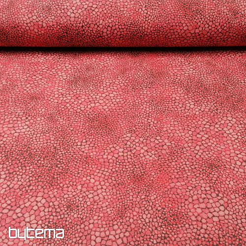 Tissu déco Wanita saumon foncé