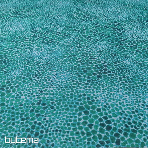 Tissu déco Wanita turquoise