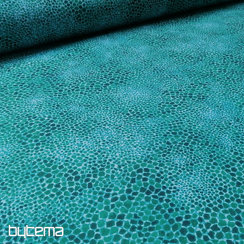 Tissu déco Wanita turquoise