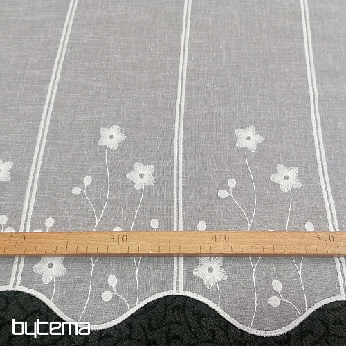 Rideau vitrail brodé 11768/0001
