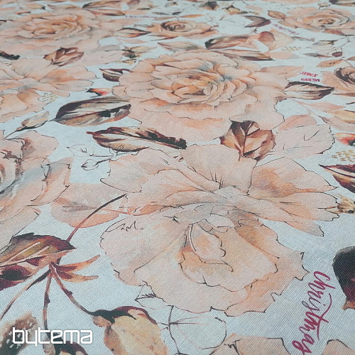 Tissu de décoration de Noël Fleurs d&#39;harmonie
