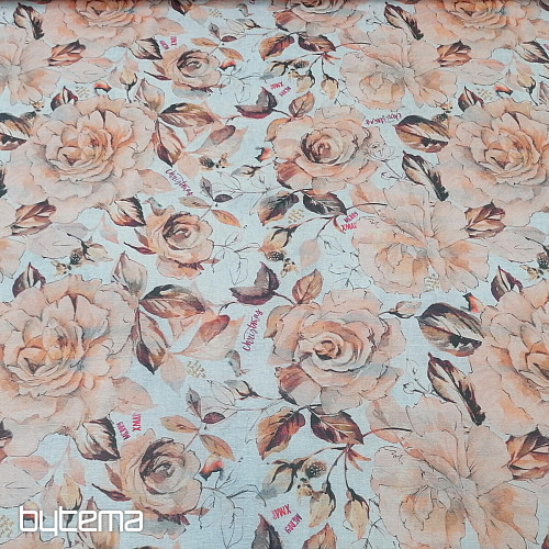 Tissu de décoration de Noël Fleurs d&#39;harmonie