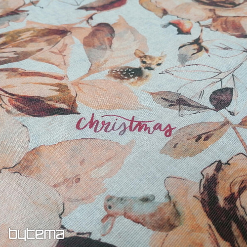 Tissu de décoration de Noël Fleurs d&#39;harmonie