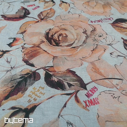 Tissu de décoration de Noël Fleurs d&#39;harmonie