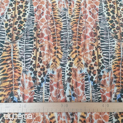 Tissu déco Plumes de guépard