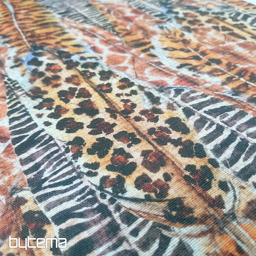 Tissu déco Plumes de guépard