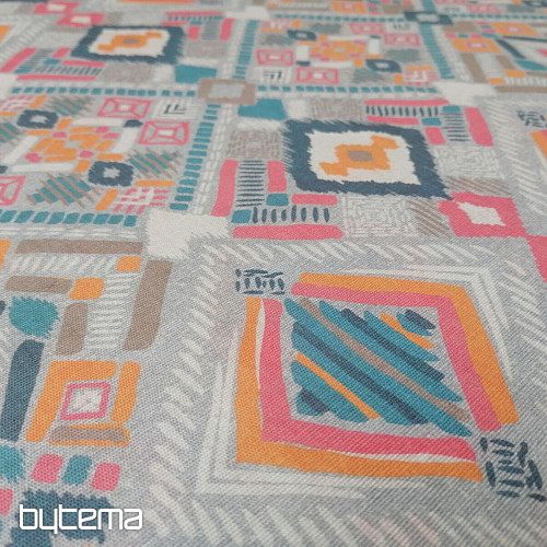 Tissu décoratif Zoya avec des losanges