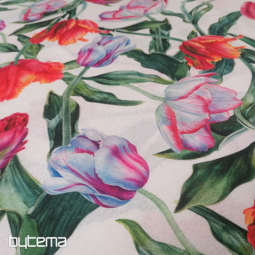 Tissu déco Shaggy tulipes
