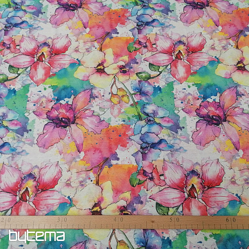 Tissu décoratif FLEURS D&#39;URŠULA