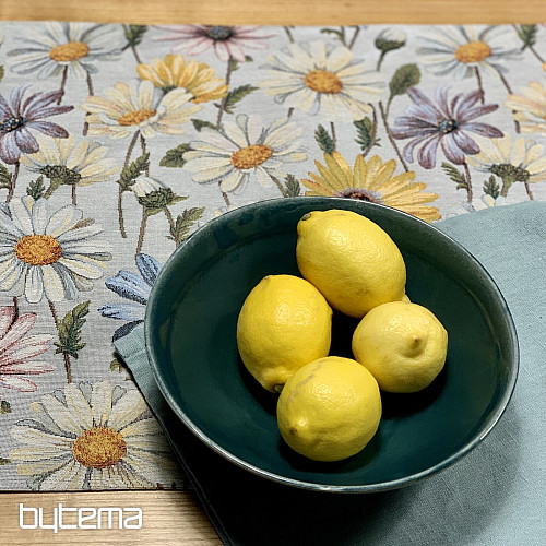 Nappe et foulard tapisserie DAISY