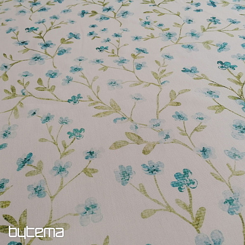 Tissu décoratif SAKURA BLEU