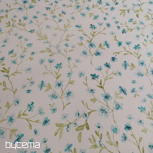 Tissu décoratif SAKURA BLEU