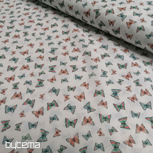 Tissu en coton Mini noeuds papillons