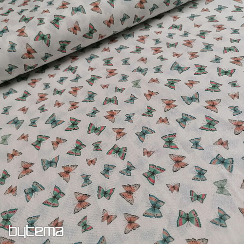 Tissu en coton Mini noeuds papillons