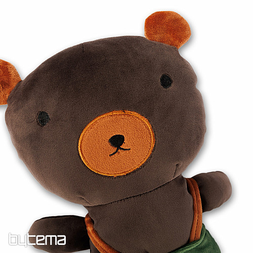 Peluche - oreiller ours en peluche avec pantalon