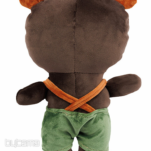 Peluche - oreiller ours en peluche avec pantalon