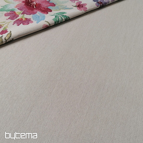 Tissu tapisserie couleur unie - NATUR