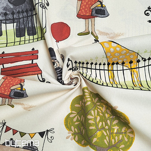 Tissu en coton pour enfants PARK