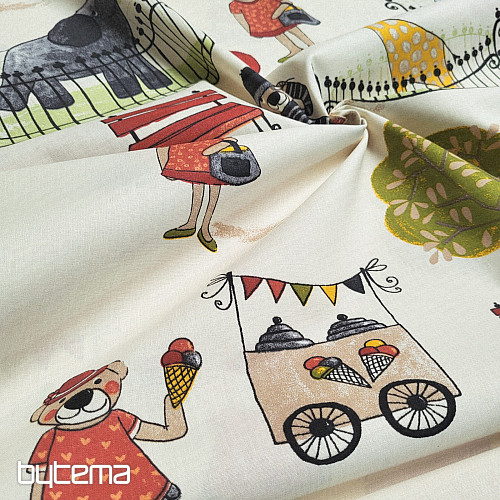 Tissu en coton pour enfants PARK