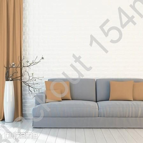 Tissu décoratif BLACKOUT pour rideaux nougat 154