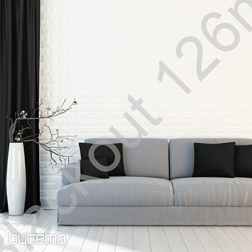 Tissu décoratif BLACKOUT pour rideaux noir 126