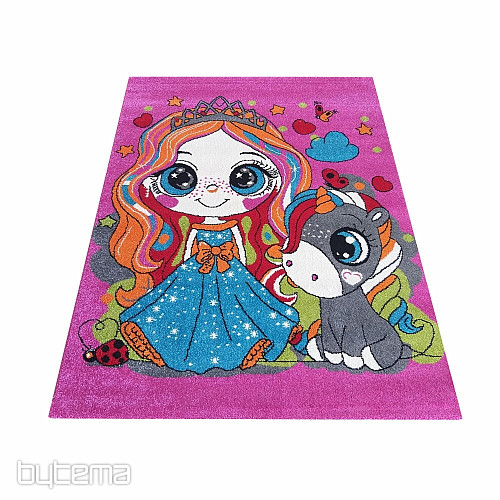Tapis enfant MONDO PRINCESSE ET PONEY