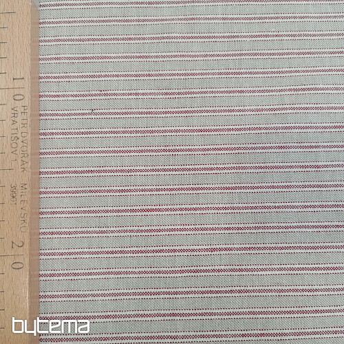Tissu de décoration Rayures Iris - bordeaux 65