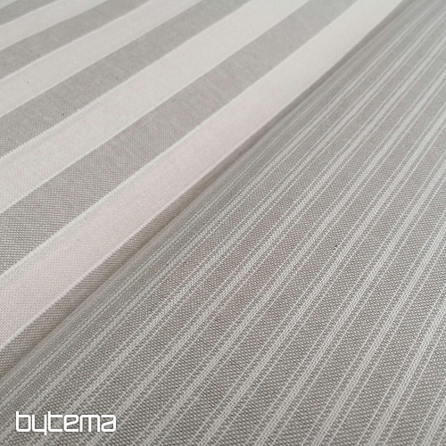 Tissu déco Rayures Iris - beige 50