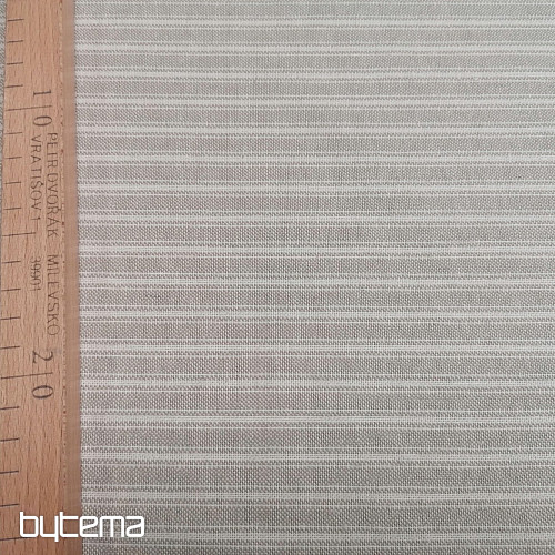 Tissu déco Rayures Iris - beige 50