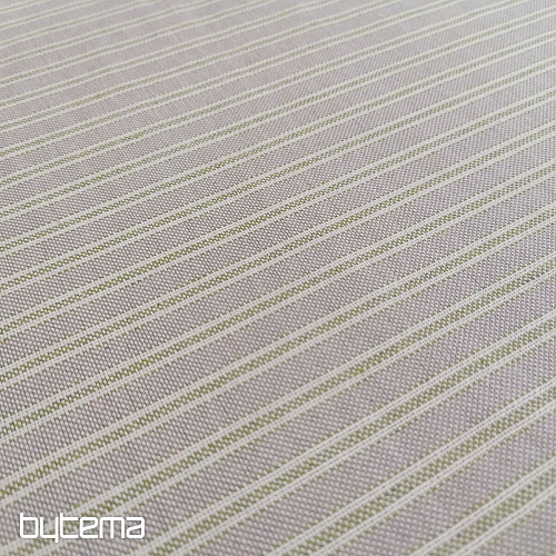 Tissu déco Rayures Iris - vert 66