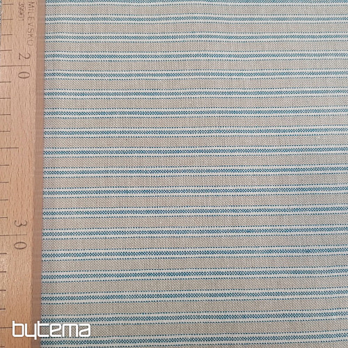 Tissu déco Rayures Iris - bleu 77