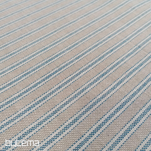 Tissu déco Rayures Iris - bleu 77