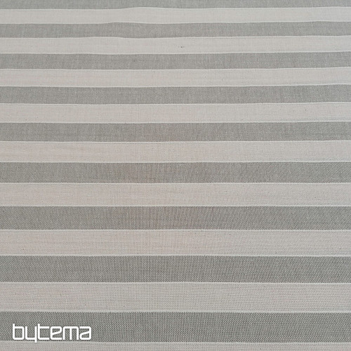 Tissu déco Rayures Trebol - beige 2 cm 50
