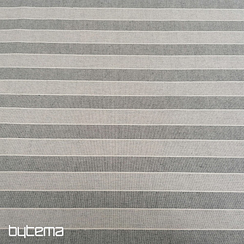 Tissu déco Rayures Trebol - gris 2 cm 72