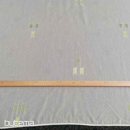 Rideau voilage 12106/180/04 motif vert
