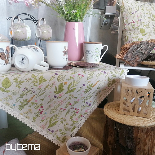 Nappes et foulards Herbes