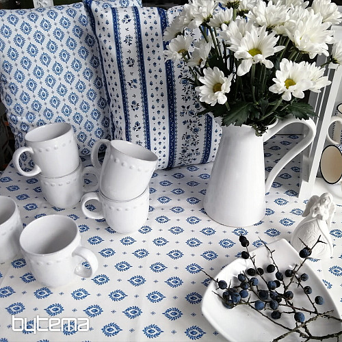 Coton traité Téflon - Feuilles avec bordure