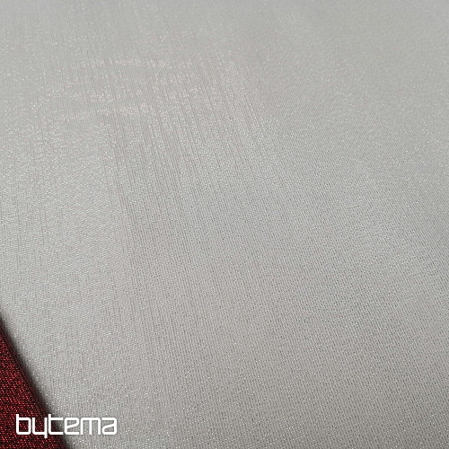 Tissu décoratif de Noël Père Noël en tissu avec lurex blanc et argent