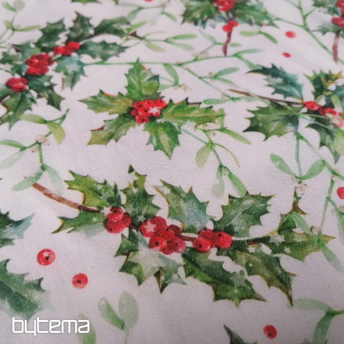 Satin de coton de Noël Cesmín