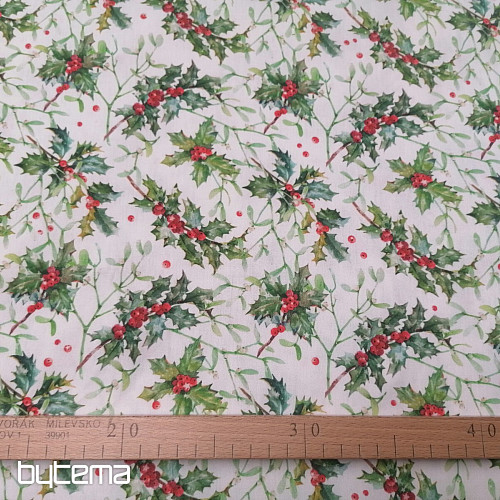 Satin de coton de Noël Cesmín