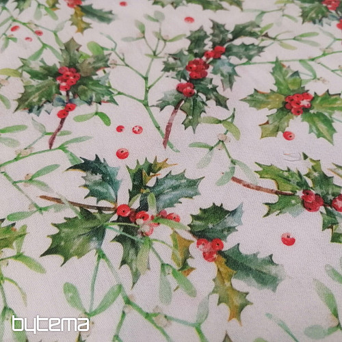 Satin de coton de Noël Cesmín