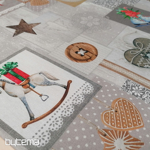 Tissu de décoration de Noël Décoration de Noël